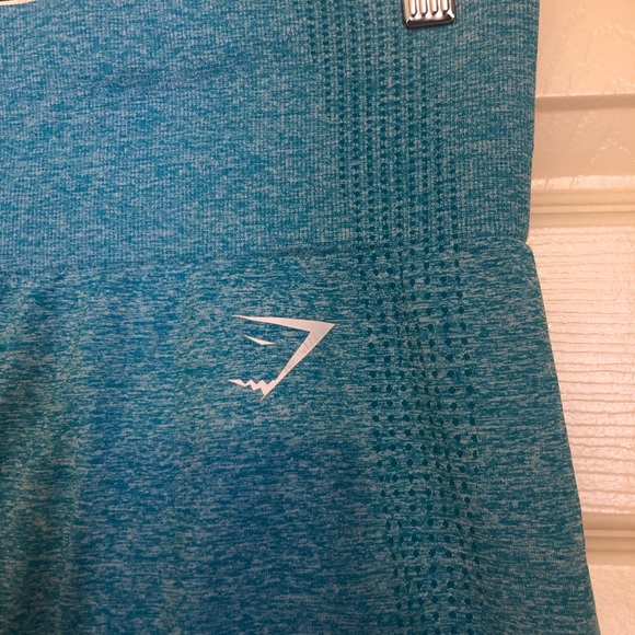 Gymshark vital seamless leggings in blue marl - Picture 2 of 6